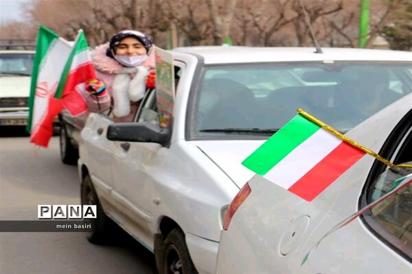راهپیمایی خودرویی وموتوری۲۲بهمن شهرستان البرز استان قزوین
