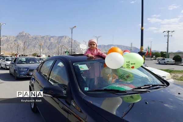 راهپیمایی خوردرویی و موتوری در یوم الله 22بهمن درتنگستان