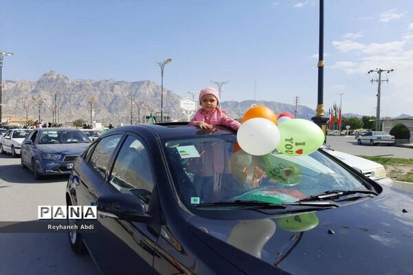 راهپیمایی خوردرویی و موتوری در یوم الله 22بهمن درتنگستان