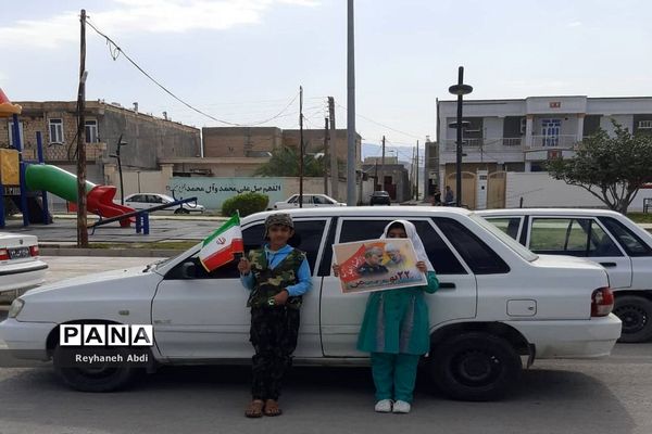 راهپیمایی خوردرویی و موتوری در یوم الله 22بهمن درتنگستان