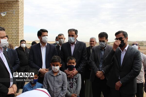 آیین افتتاح مدرسه سه کلاسه روستای رحمت آباد حمیدیه