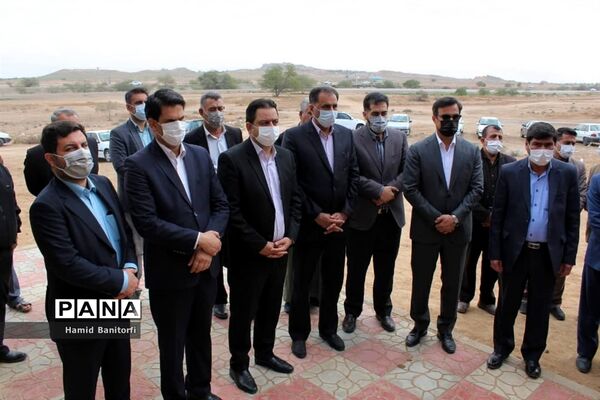 آیین افتتاح مدرسه سه کلاسه روستای رحمت آباد حمیدیه