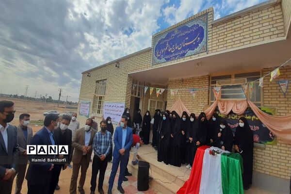 آیین افتتاح مدرسه سه کلاسه روستای رحمت آباد حمیدیه