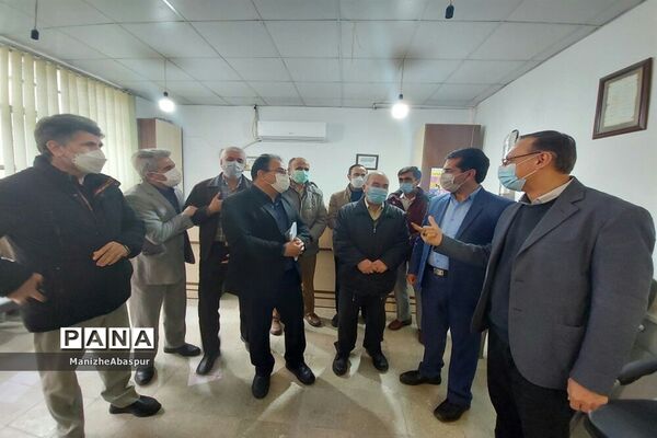 بازدید نماینده مجلس شورای اسلامی از دوایر آموزش و پرورش بجنورد