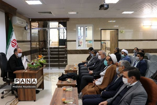 مراسم تکریم معاون پرورشی و فرهنگی و رئیس سازمان دانش‌آموزی خراسان رضوی