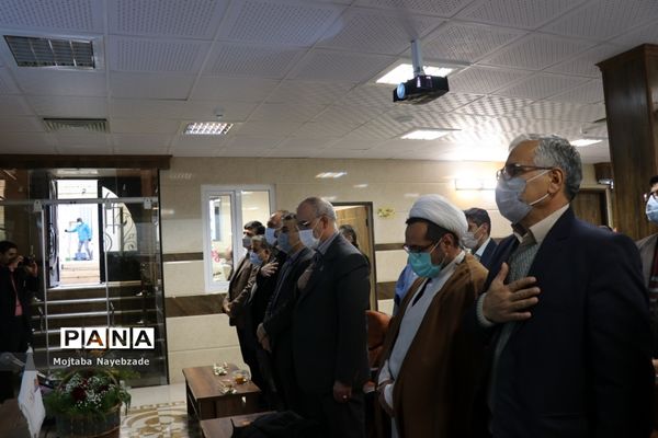 مراسم تکریم معاون پرورشی و فرهنگی و رئیس سازمان دانش‌آموزی خراسان رضوی