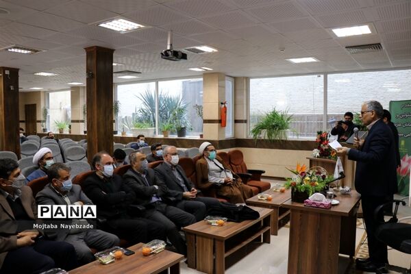 مراسم تکریم معاون پرورشی و فرهنگی و رئیس سازمان دانش‌آموزی خراسان رضوی
