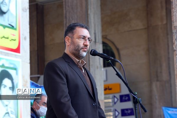 صبحگاه مشترک بسیج فرهنگیان شهر تهران