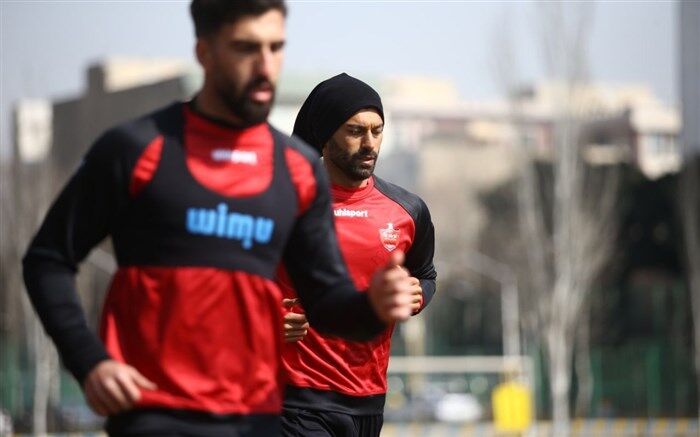 رامین رضائیان با پرسپولیس تمرین کرد