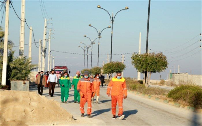 پیاده‌روی پرسنل شهرداری چغادک برگزار شد