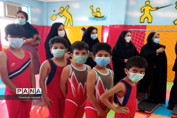 افتتاح کلاس تربیت‌بدنی آموزشگاه آزادگان و بنت الهدی در تنگستان