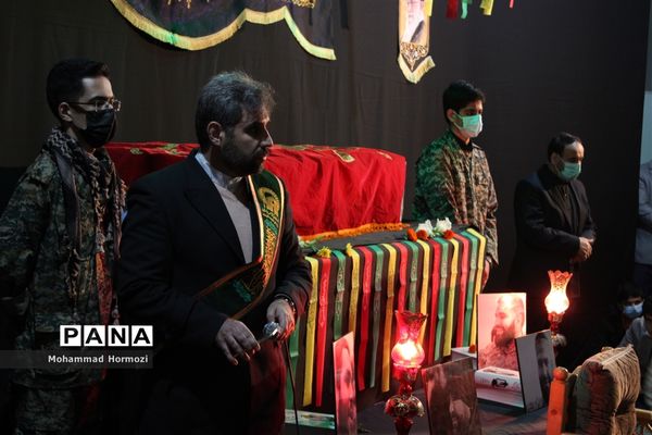 برگزاری مراسم وداع با شهید مدافع حرم؛ امیر علی محمدیان