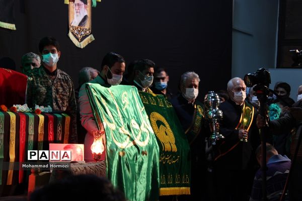 برگزاری مراسم وداع با شهید مدافع حرم؛ امیر علی محمدیان