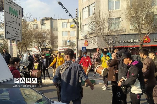 مراسم بازگشت پیکر پاک و مطهر شهید مدافع حرم در شهرری