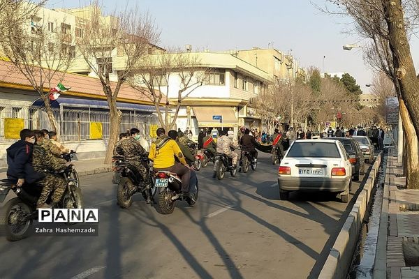 مراسم بازگشت پیکر پاک و مطهر شهید مدافع حرم در شهرری