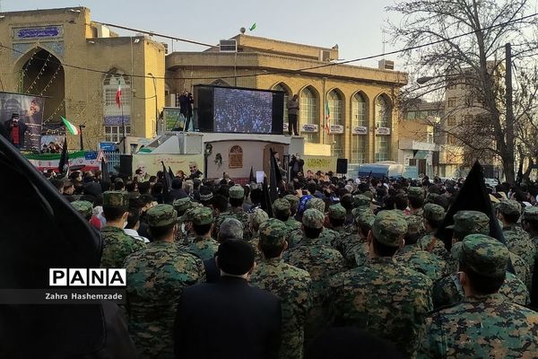 مراسم بازگشت پیکر پاک و مطهر شهید مدافع حرم در شهرری