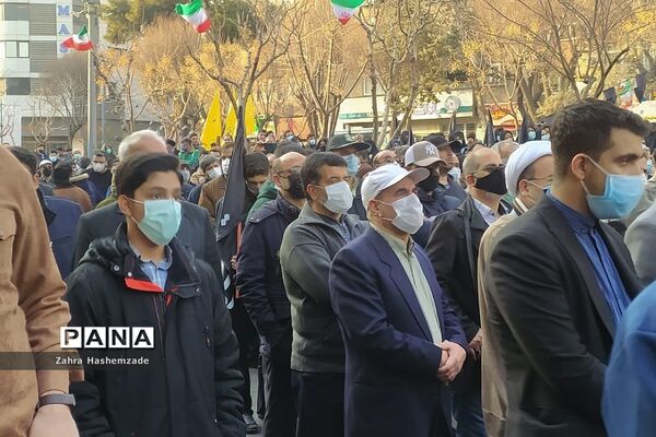 مراسم بازگشت پیکر پاک و مطهر شهید مدافع حرم در شهرری