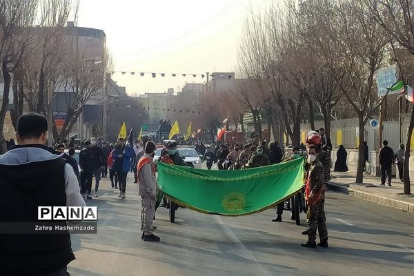 مراسم بازگشت پیکر پاک و مطهر شهید مدافع حرم در شهرری