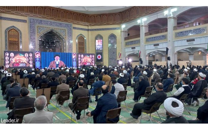 سخنرانی رهبر انقلاب در ارتباط تصویری با مردم آذربایجان شرقی