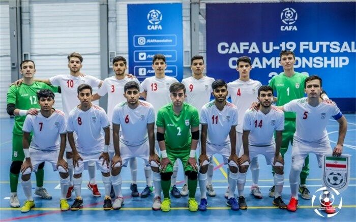 قهرمانی زودهنگام تیم فوتسال زیر ۱۹ سال ایران در مسابقات کافا