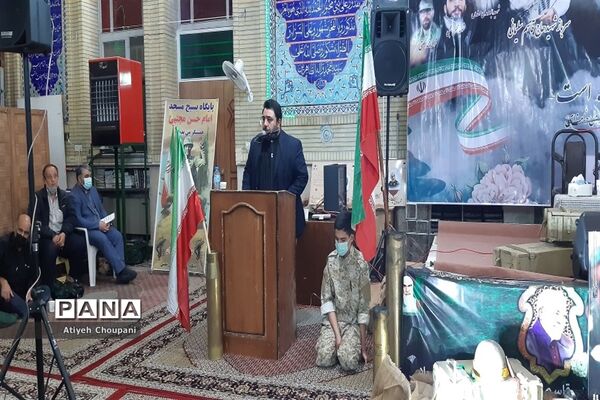 برگزاری مراسم گرامیداشت شهید وحید زمانی نیا در مسجد امام حسن مجتبی (ع) منطقه ۱۴