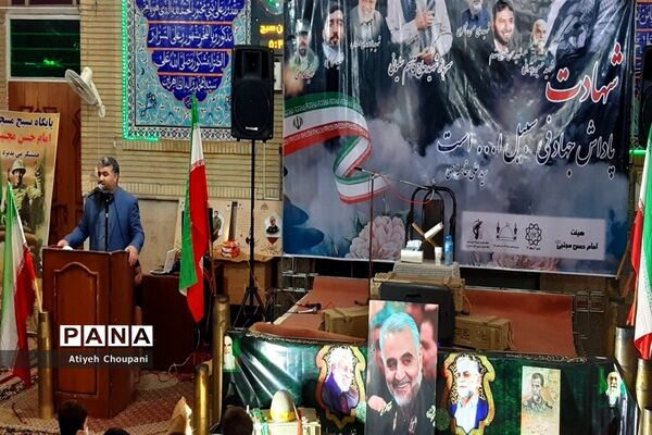 برگزاری مراسم گرامیداشت شهید وحید زمانی نیا در مسجد امام حسن مجتبی (ع) منطقه ۱۴