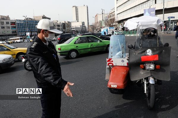 طرح انضباط بخشی موتورسواران متخلف