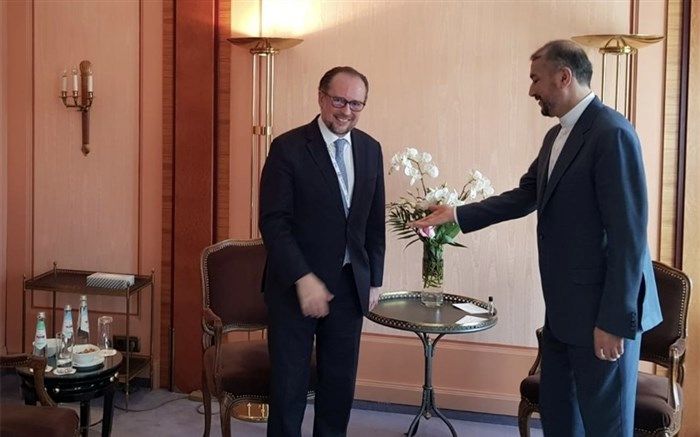 دیدار  وزرای امور خارجه جمهوری اسلامی ایران و اتریش