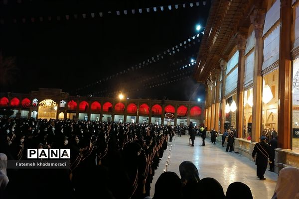 مراسم لاله‌گردانی به مناسبت بزرگداشت شهادت حضرت احمدبن موسی الکاظم( ع) در شیراز