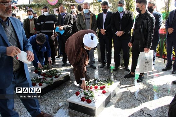 مراسم اربعین شهدای گمنام در دانشگاه آزاد اسلامی واحد اسلامشهر