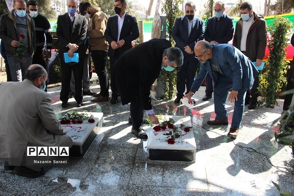 مراسم اربعین شهدای گمنام در دانشگاه آزاد اسلامی واحد اسلامشهر
