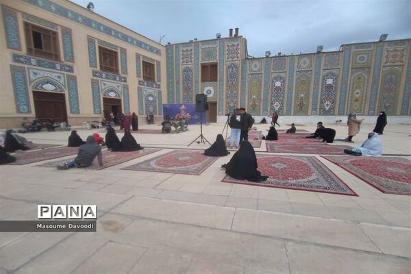 تعزیه خوانی پانزده گروه برجسته کشوری در حرم مطهر شاهچراغ (ع)