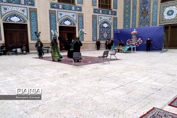 تعزیه خوانی پانزده گروه برجسته کشوری در حرم مطهر شاهچراغ (ع)