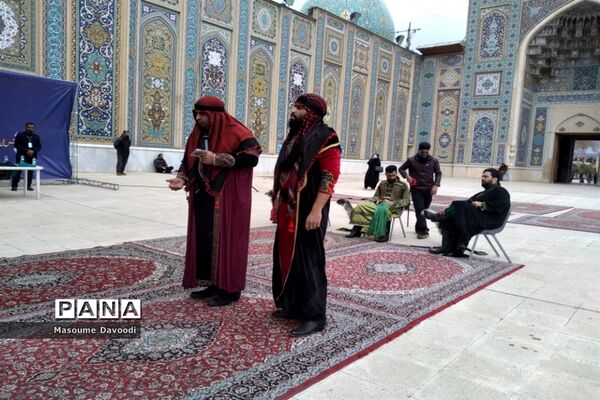 تعزیه خوانی پانزده گروه برجسته کشوری در حرم مطهر شاهچراغ (ع)