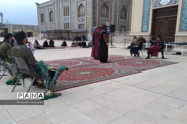 تعزیه خوانی پانزده گروه برجسته کشوری در حرم مطهر شاهچراغ (ع)