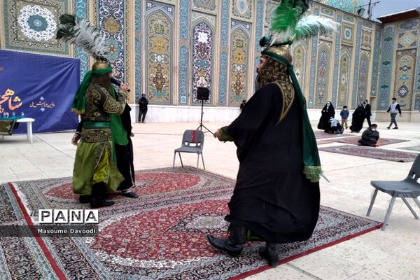 تعزیه خوانی پانزده گروه برجسته کشوری در حرم مطهر شاهچراغ (ع)