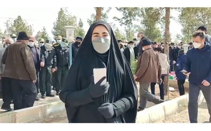 مراسم تشییع پیکر جانباز شهید محمد کریمی