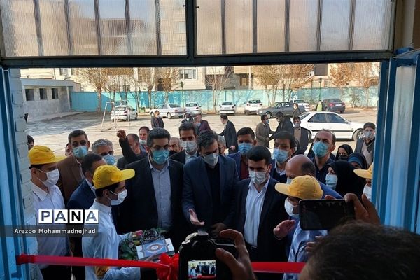 افتتاح سالن ورزشی درون مدرسه‌ای شهید بهشتی در شهرستان قرچک