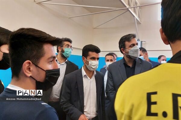 افتتاح سالن ورزشی درون مدرسه‌ای شهید بهشتی در شهرستان قرچک
