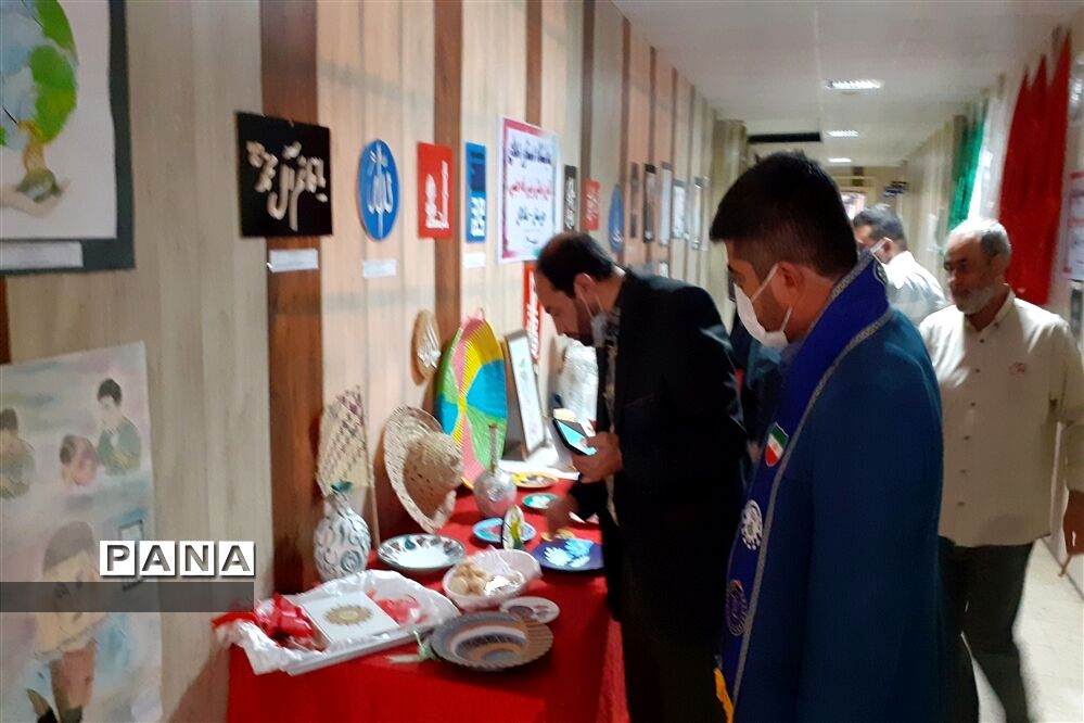افتتاح نمایشگاه دست آوردهای کانون‌های فرهنگی در شهرستان شادگان