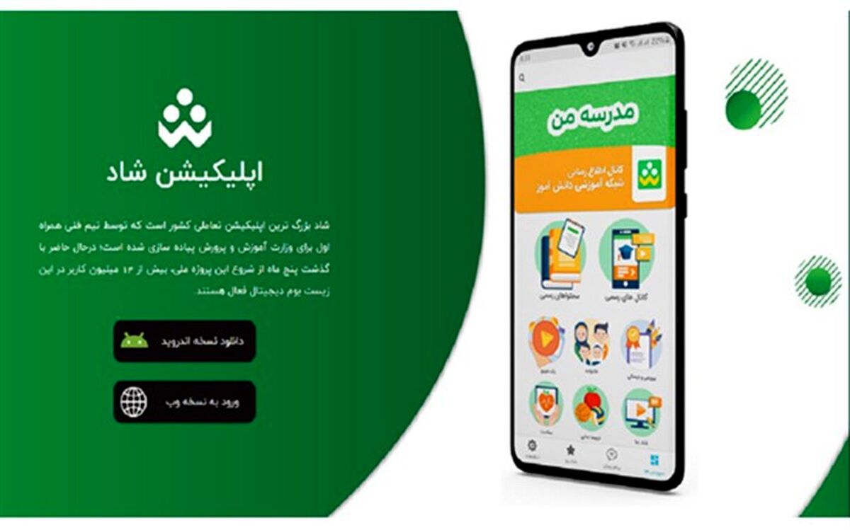 جابه‌جایی روزانه ۲۵۰ میلیون پیام در شبکه شاد