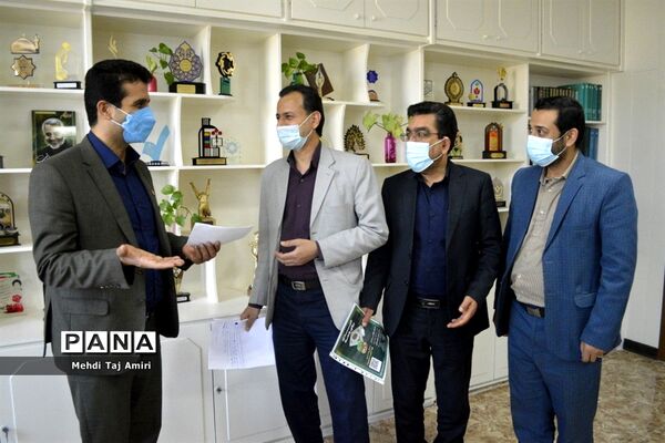 جلسه هماهنگی برنامه‌های جشن نیکوکاری در معاونت پرورشی و فرهنگی اداره‌کل آموزش و پرورش استان بوشهر