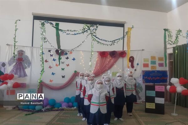 مراسم عید مبعث در آموزشگاه حضرت رقیه(س) شهرستان حمیدیه