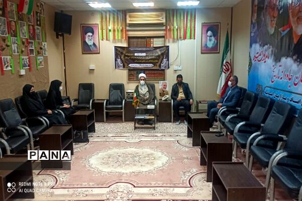 دیدار معاونت پرورشی با امام جمعه امیدیه در هفته امور تربیتی