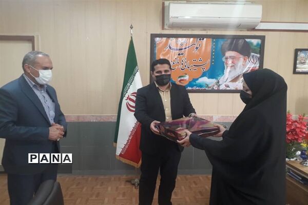 دیدار معاونت پرورشی با امام جمعه امیدیه در هفته امور تربیتی