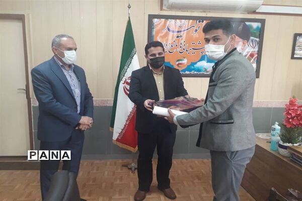 دیدار معاونت پرورشی با امام جمعه امیدیه در هفته امور تربیتی