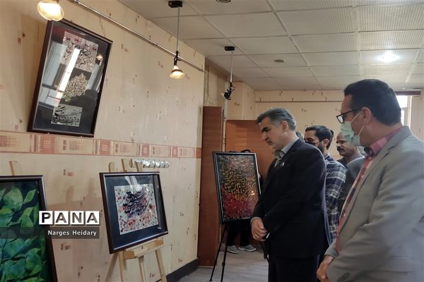 نمایشگاه خوشنویسی مهر باران در امیدیه