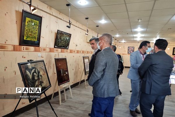 نمایشگاه خوشنویسی مهر باران در امیدیه