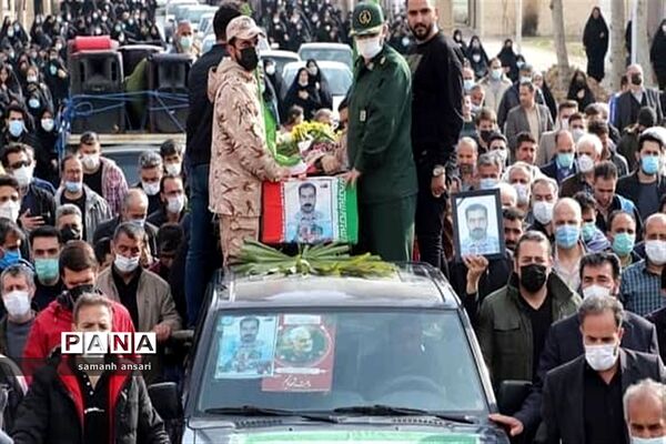 مراسم باشکوه تشییع پیکر مطهر شهید سیدمهدی موسوی