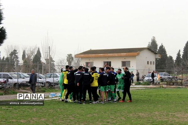 مسابقه سوپر لیگ فوتبال مازندران در گلوگاه